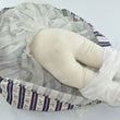 Laden Sie das Bild in den Galerie-Viewer, Mädchen mit blauem Kleid / Porzellankopf & Stoffkörper / ca. 41 cm