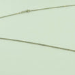 Laden Sie das Bild in den Galerie-Viewer, Vintage Damen 835er Silber Kette mit Zirkonia Anhänger 925er Silber "B"