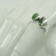 Laden Sie das Bild in den Galerie-Viewer, Antiker Damen Ring mit Jade / 800er Silber - 58 18,4 mm Ø