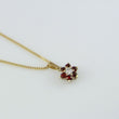 Laden Sie das Bild in den Galerie-Viewer, Vintage Kette mit Zirkonia Turmalin / 333er 8 Karat Gelbgold / ca. 50, cm