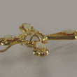 Laden Sie das Bild in den Galerie-Viewer, Vintage Kette mit Anhänger mit Opal & Zirkonia 585er 14 Karat Gelbgold