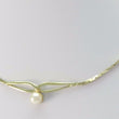 Laden Sie das Bild in den Galerie-Viewer, Vintage Collier & Perle / 333er 8 Karat Gelbgold / ca. 44 cm