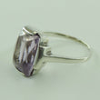 Laden Sie das Bild in den Galerie-Viewer, Vintage Damenring 835er Silber mit Amethyst 54 17,2 mm Ø