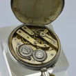 Laden Sie das Bild in den Galerie-Viewer, REMONTOIR Zylinder 4 Rubis - Taschenuhr / Handaufzug / 800er Silber