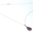 Laden Sie das Bild in den Galerie-Viewer, Vintage Kette & Anhänger mit Granat / 333er 8 Karat Gold 40cm