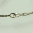 Laden Sie das Bild in den Galerie-Viewer, Vintage Damen 835er Silber Kette mit Rosenquarz Anhänger