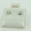 Laden Sie das Bild in den Galerie-Viewer, Ohrstecker mit Diamant ca. 0.20 ct x 2 = 0.40 ct / 585er Weißgold 14 Karat