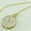 Laden Sie das Bild in den Galerie-Viewer, Vintage Royal Incabloc Taschenuhr mit Kette Handaufzug / Vergoldet / Defekt-
