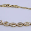 Laden Sie das Bild in den Galerie-Viewer, Damen Armband mit Zirkonia 585er - 14 Karat Gelbgold