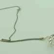 Laden Sie das Bild in den Galerie-Viewer, Vintage Damen Halskette 830er Silber mit Anhänger / Topas
