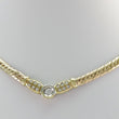 Laden Sie das Bild in den Galerie-Viewer, Collier mit ca. 0.70 ct. Diamanten / 585er 14 K Gold / ca. 44 cm