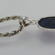 Laden Sie das Bild in den Galerie-Viewer, Vintage Kette & Anhänger mit lapislazuli 925er Silber / ca. 45 cm