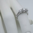Laden Sie das Bild in den Galerie-Viewer, Past Present Future Ring Diamant 2,0 ct / 585er - 14 K Gold Gr. 55 17,5 mm Ø