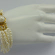 Laden Sie das Bild in den Galerie-Viewer, Vintage Damen Perlenkette & Perlenarmband 62cm 2,6 mm Durchmesser