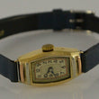 Laden Sie das Bild in den Galerie-Viewer, OR Argent - Damenuhr / Handaufzug / Silber vergoldet & extralanges Armband