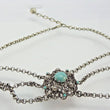 Laden Sie das Bild in den Galerie-Viewer, Vintage Damen Trachten-Collier mit Türkis / ca. 42 cm