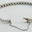 Laden Sie das Bild in den Galerie-Viewer, Vintage Damen Armkette mit Zirkonia & TurmalinWeißgold 333er 8 Karat