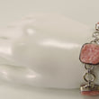 Laden Sie das Bild in den Galerie-Viewer, Silberarmband mit Rosenquarz/ 835er Silber