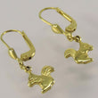 Laden Sie das Bild in den Galerie-Viewer, Vintage Kinder Ohrringe mit Eichhörnchen Motiv/ 333er - 8 Karat Gelbgold