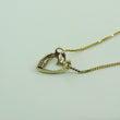 Laden Sie das Bild in den Galerie-Viewer, Damen Halskette mit Anhänger&Diamanten 0.05 ct. 333er 8 Karat Gelbgold&Weißgold