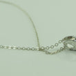 Laden Sie das Bild in den Galerie-Viewer, Vintage Damen 835er Silber Kette & 925er Silber Anhänger mit Turmalin