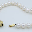 Laden Sie das Bild in den Galerie-Viewer, Vintage Perlen-Armband - 585er Gold Verschluss - 19 cm