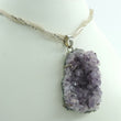 Laden Sie das Bild in den Galerie-Viewer, Vintage 925er Silber Damen Halskette & Anhänger mit Amethyst 925er Silber