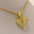 Laden Sie das Bild in den Galerie-Viewer, Gold Anhänger 375er 9 Karat mit Zirkonia