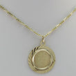 Laden Sie das Bild in den Galerie-Viewer, Vintage Goldkette mit Anhänger Olympiade München 1972 333er 8 Karat Gold 50cm