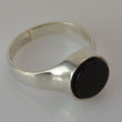 Laden Sie das Bild in den Galerie-Viewer, Vintage Damenring Onyx / 835 Silber