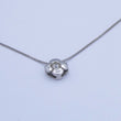 Laden Sie das Bild in den Galerie-Viewer, Kette & Anhänger mit 0.10 ct. Diamant / 750er 18 Karat Gold / ca. 42 cm