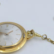 Laden Sie das Bild in den Galerie-Viewer, Vintage Arsa Incabloc Taschen Uhr Handaufzug mit Kette / Vergoldet
