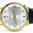 Laden Sie das Bild in den Galerie-Viewer, Vintage Sheffield Electronic Transistorized Herrenuhr / Quarz / Vergoldet