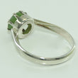 Laden Sie das Bild in den Galerie-Viewer, Vintage Damenring Silber 925er mit Jade 55 17,5 mm Ø