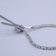 Laden Sie das Bild in den Galerie-Viewer, Collier mit Saphiren & Diamanten / 750er - 18 Karat Weißgold / ca. 48,0 cm
