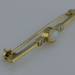 Laden Sie das Bild in den Galerie-Viewer, Vintage Anstecknadel mit Opal & Zirkonia / 333er - 8 Karat Gelbgold
