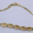 Laden Sie das Bild in den Galerie-Viewer, Damen Armband mit Zirkonia 585er - 14 Karat Gelbgold
