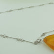 Laden Sie das Bild in den Galerie-Viewer, Vintage Damen 835er Silber Kette mit Bernstein