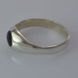Laden Sie das Bild in den Galerie-Viewer, Vintage Damenring Onyx / 925 Silber 52 16,5 mm Ø