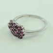 Laden Sie das Bild in den Galerie-Viewer, Damenring mit Amethyst / 925er Silber / 67 21,3 mm Ø