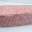Laden Sie das Bild in den Galerie-Viewer, Vintage Damen Handtasche SK Modell echtes Krokodilleder Rosa