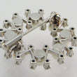 Laden Sie das Bild in den Galerie-Viewer, Vintage Brosche mit Perlen / ca. 1.25 ct. Brillanten / 750er 18 Karat Gold