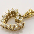 Laden Sie das Bild in den Galerie-Viewer, Vintage Anhänger mit ca. 0.80 ct Brillanten / 585er 14 Karat Gold / ohne Kette