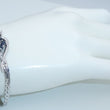 Laden Sie das Bild in den Galerie-Viewer, Vintage Damen Armkette mit Diamanten & Saphir 8 Karat 333er Gold