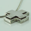 Laden Sie das Bild in den Galerie-Viewer, Vintage Unisex Kette 925er Silber mit Kreuz Anhänger