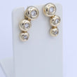 Laden Sie das Bild in den Galerie-Viewer, Ohrstecker mit Diamanten 0.50 ct / 585er 14 Karat Gelbgold