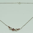 Laden Sie das Bild in den Galerie-Viewer, Vintage Damen Collier 835er Silber mit Turmalin