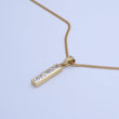 Laden Sie das Bild in den Galerie-Viewer, Halskette & Anhänger mit Zirkonia 585er 14 Karat Gold 52 cm