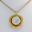 Laden Sie das Bild in den Galerie-Viewer, Damen Umhängeuhr Medana Lever- 17 Jewels - Handaufzug - mit Kette - vergoldet
