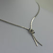 Laden Sie das Bild in den Galerie-Viewer, Collier mit "Saphire" / 835 Silber / ca. 40,0 cm
